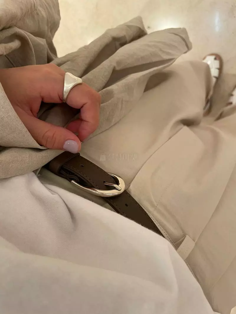 As Thought - Korean Women Fashion - #vintagekidsstyle - Low D Belt - 3