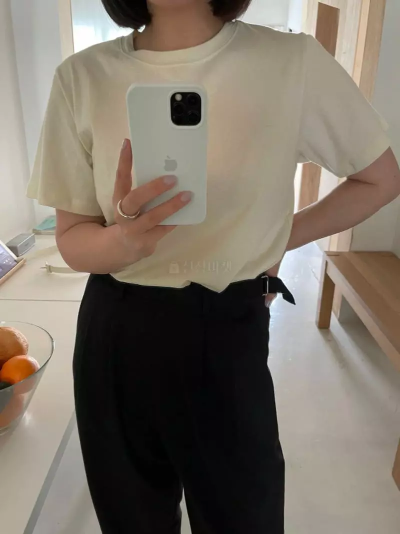As Thought - Korean Women Fashion - #womensfashion - Tantan Basic Tee - 2