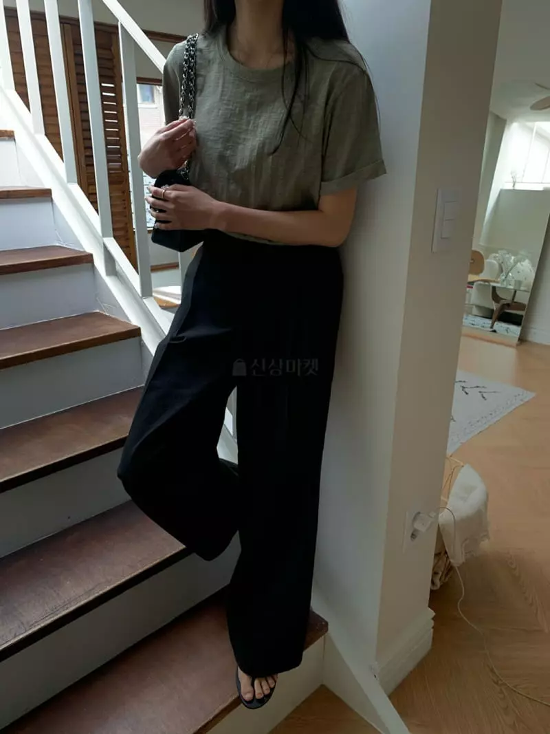 As Thought - Korean Women Fashion - #momslook - Olive Pants - 4