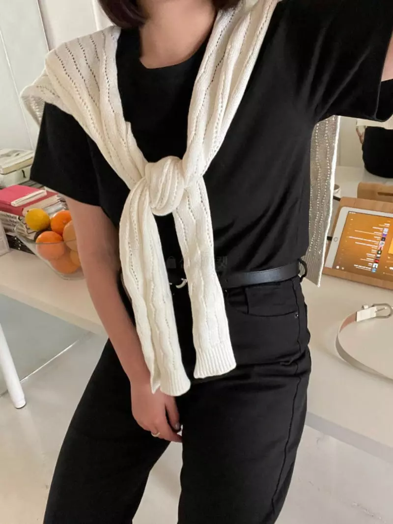 As Thought - Korean Women Fashion - #womensfashion - Basic Tantan Tee - 2