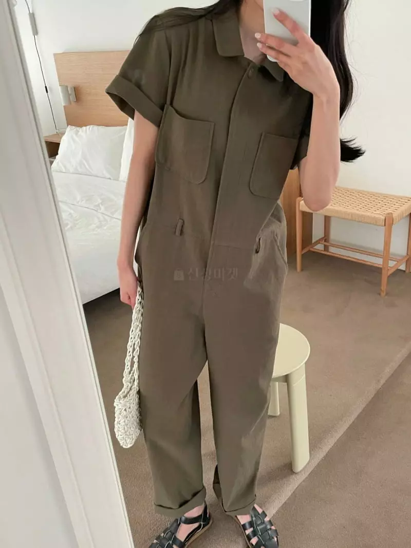 As Thought - Korean Women Fashion - #womensfashion - Berry Jumpsuit - 3