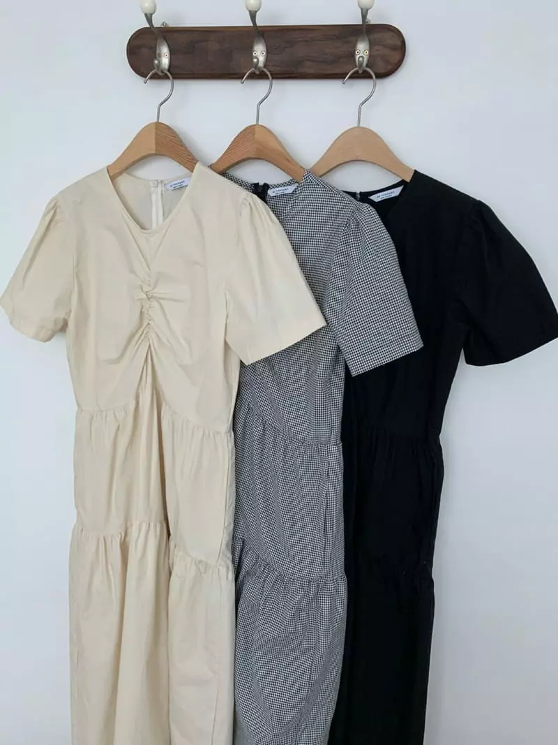 As Thought - Korean Women Fashion - #womensfashion - May Shirring One-piece - 3