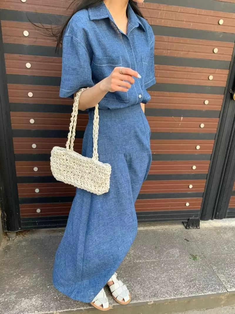 As Thought - Korean Women Fashion - #womensfashion - Mare Top Bottom Set - 2