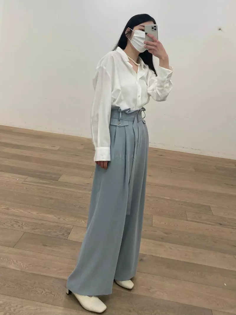 Ave29 - Korean Women Fashion - #momslook - Two Tuck Pants - 8