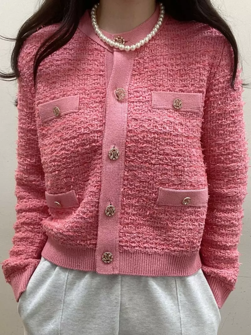 Ave29 - Korean Women Fashion - #momslook - Twid Cardigan - 7