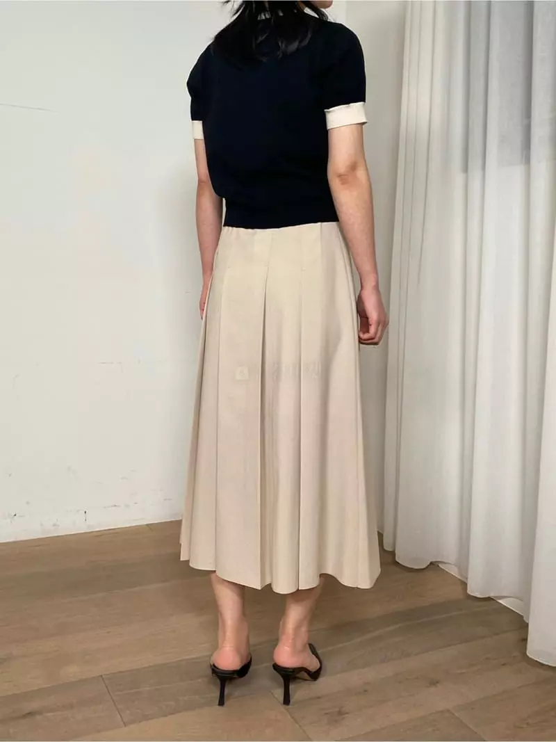 Ave29 - Korean Women Fashion - #momslook - Banding pleats Skirt - 11