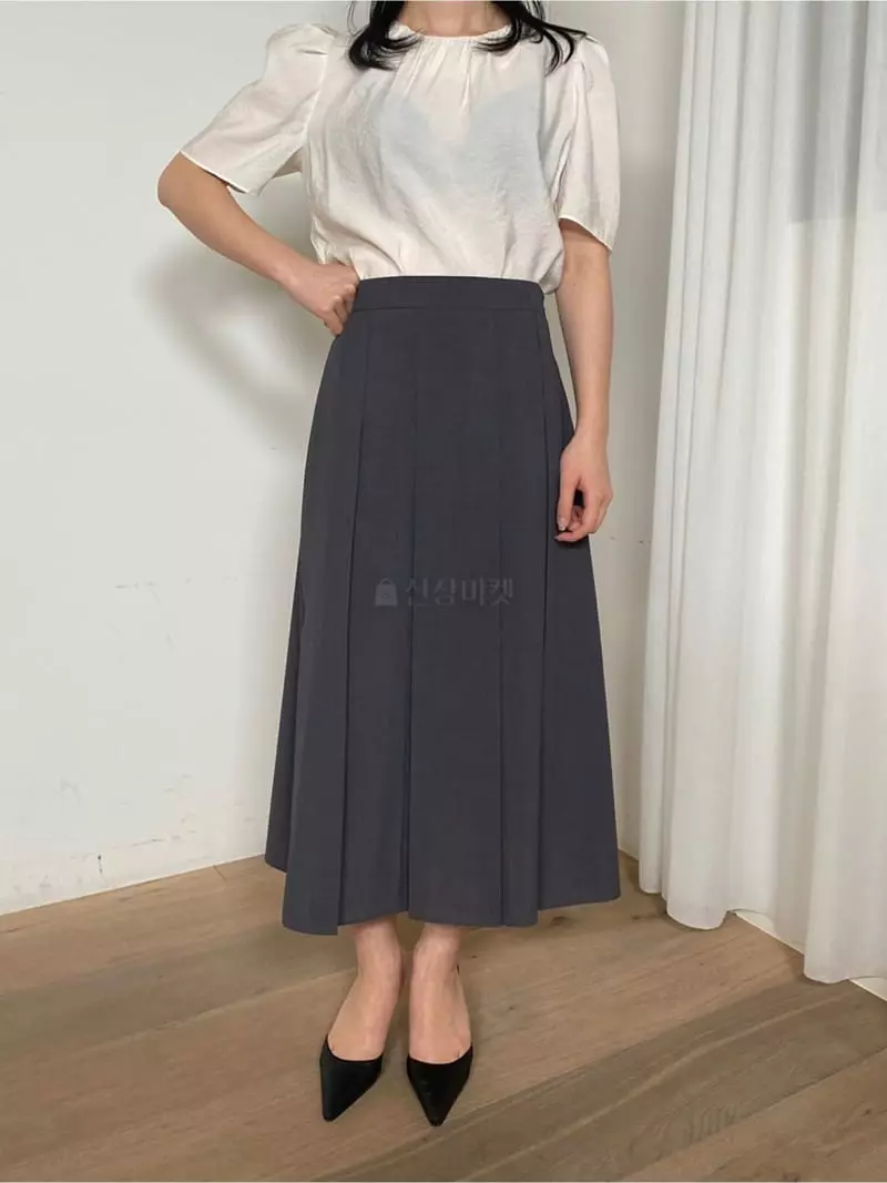 Ave29 - Korean Women Fashion - #momslook - Banding pleats Skirt - 3