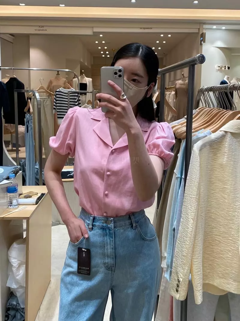 Ave29 - Korean Women Fashion - #momslook - Puff Blouse - 3