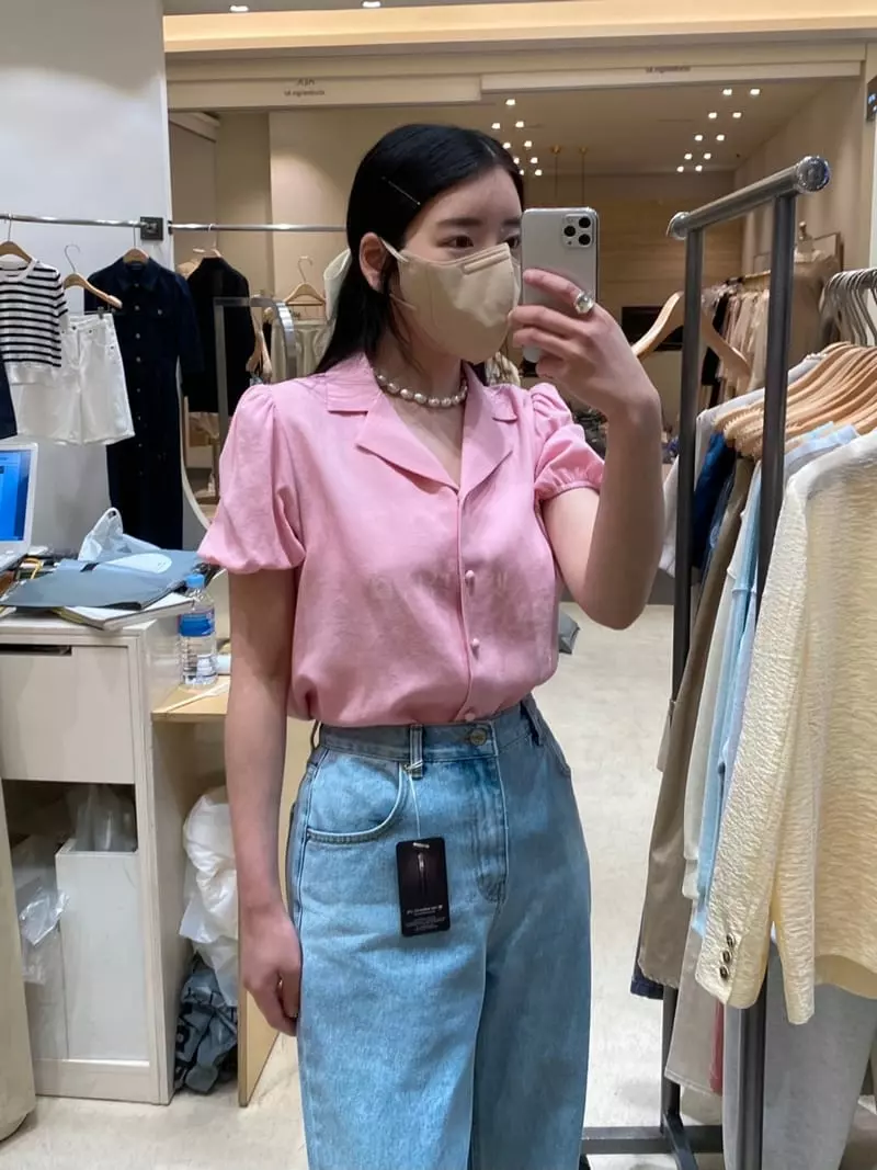 Ave29 - Korean Women Fashion - #momslook - Puff Blouse - 5