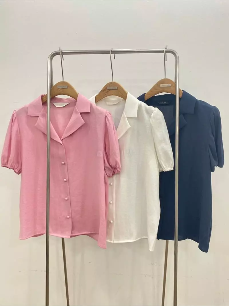 Ave29 - Korean Women Fashion - #momslook - Puff Blouse - 7