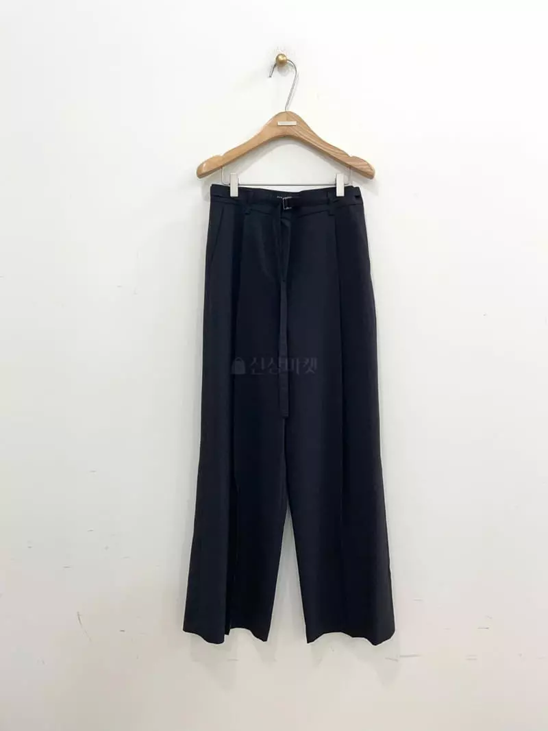 Ave29 - Korean Women Fashion - #momslook - One Wrinkle Wide Pants - 2