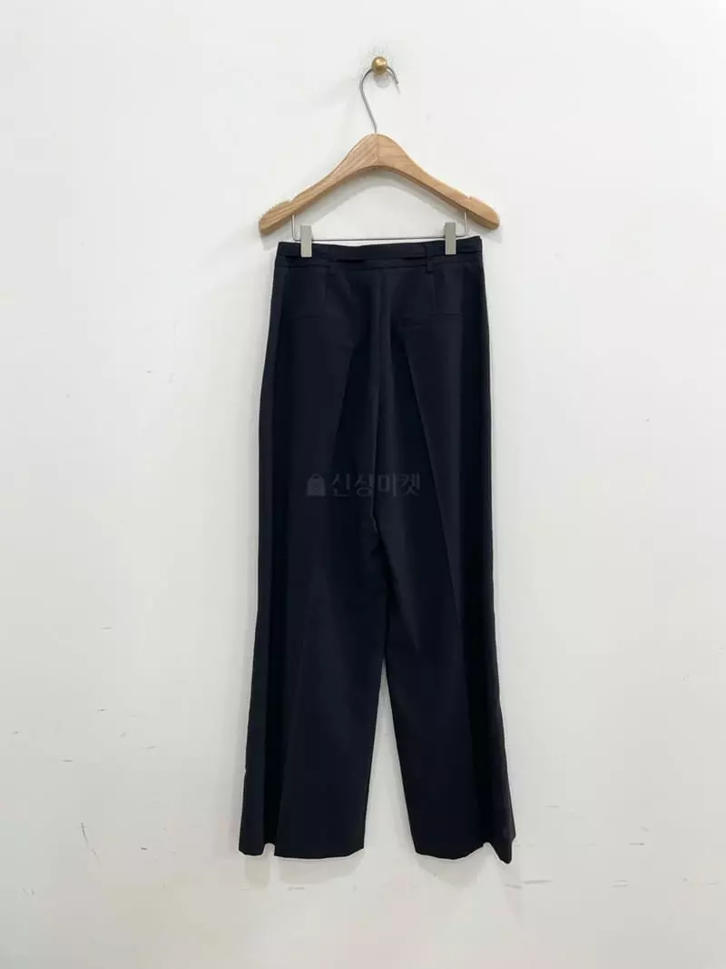 Ave29 - Korean Women Fashion - #momslook - One Wrinkle Wide Pants - 6