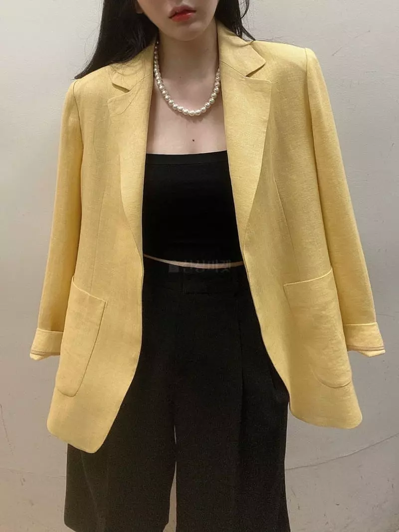 Ave29 - Korean Women Fashion - #momslook - Belted Jacket - 5