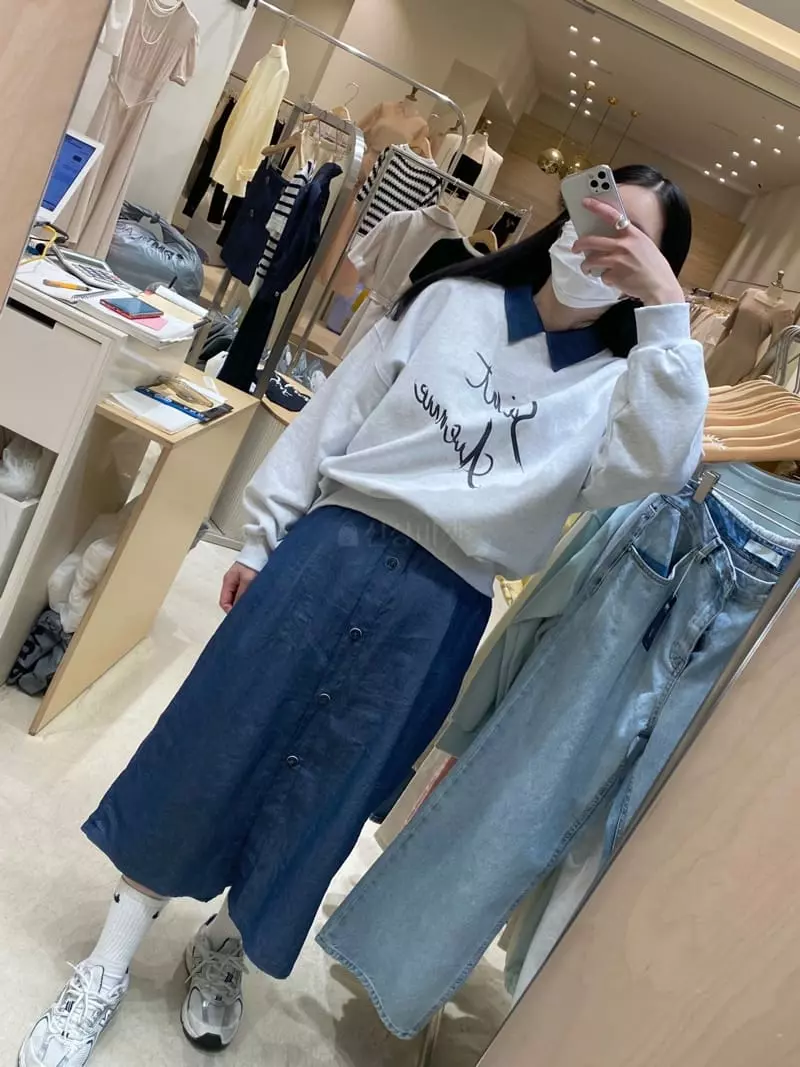 Ave29 - Korean Women Fashion - #pursuepretty - Crop Sweatshirt