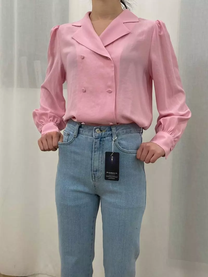 Ave29 - Korean Women Fashion - #pursuepretty - Double Shirring Puff Blouse - 6