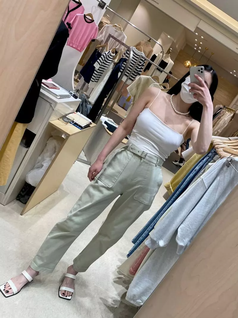 Ave29 - Korean Women Fashion - #pursuepretty - Belted Pocket Pants