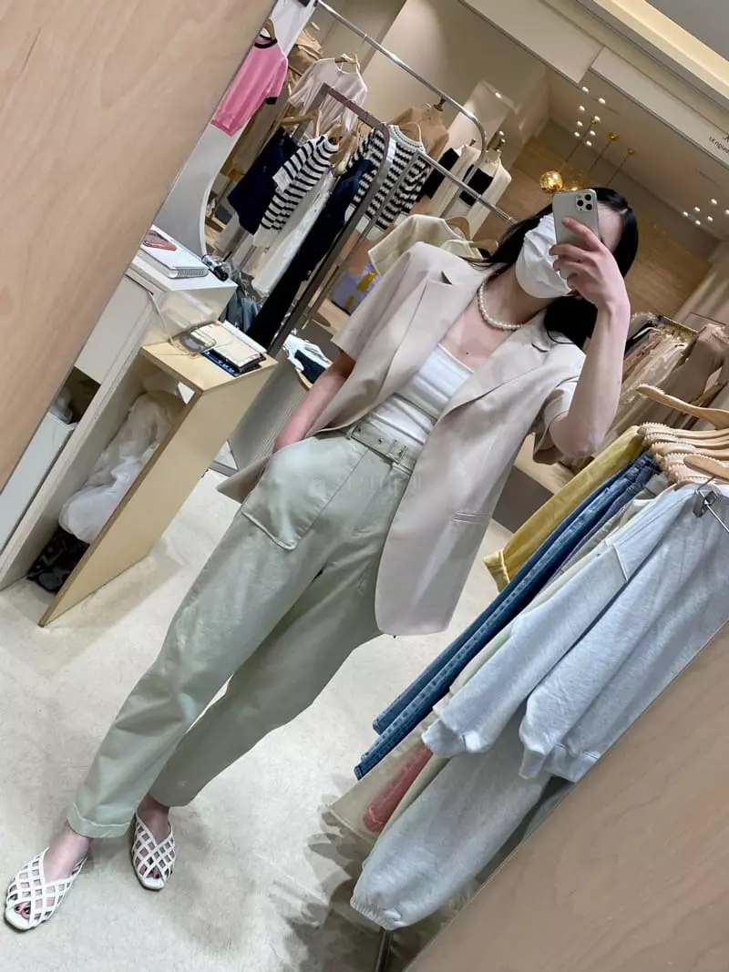 Ave29 - Korean Women Fashion - #restrostyle - Belted Pocket Pants - 2