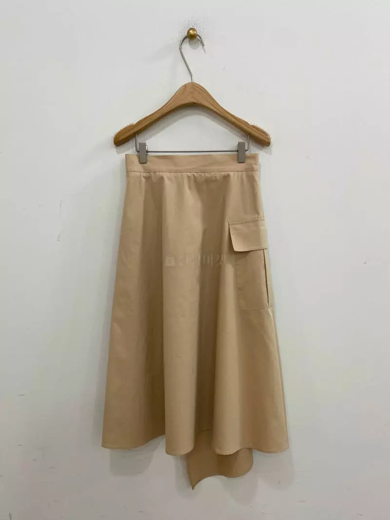 Ave29 - Korean Women Fashion - #restrostyle - Unbal Wrap Skirt