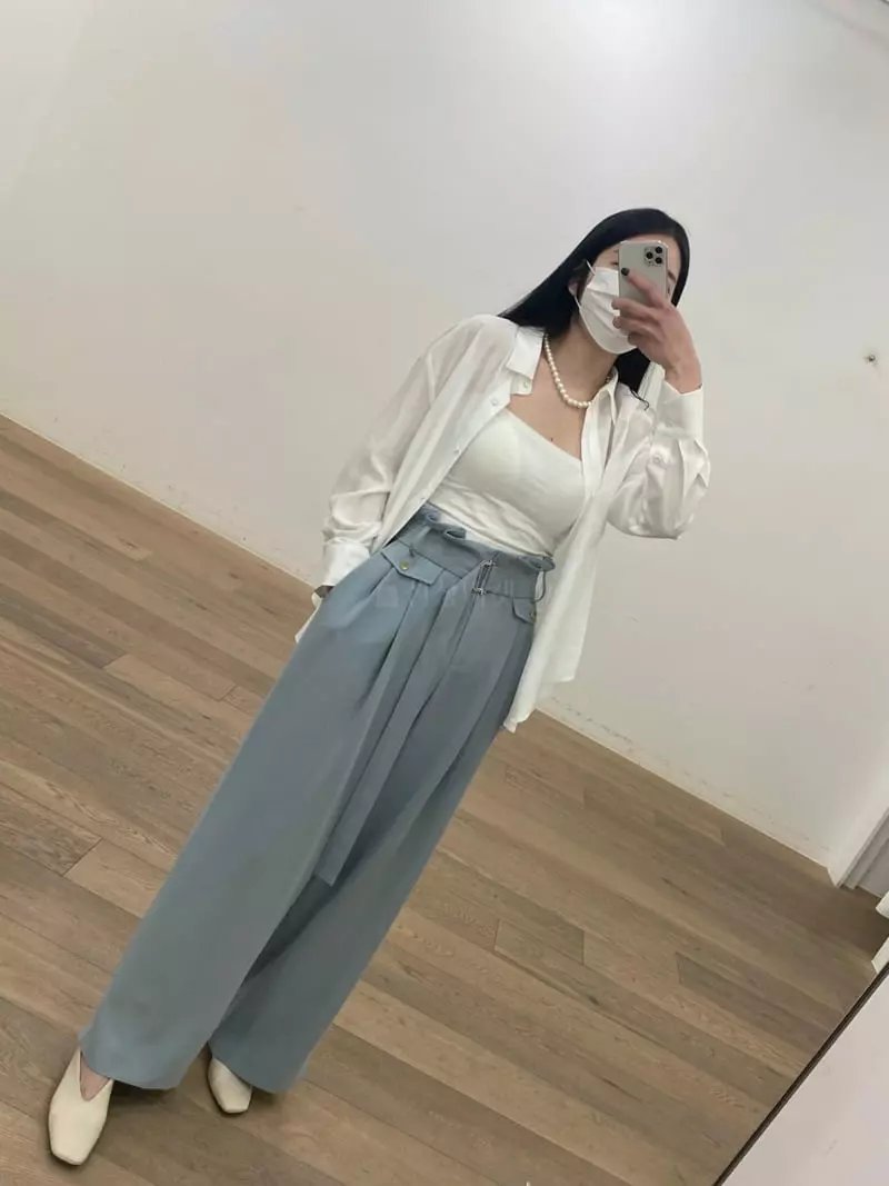 Ave29 - Korean Women Fashion - #romanticstyle - Two Tuck Pants - 2