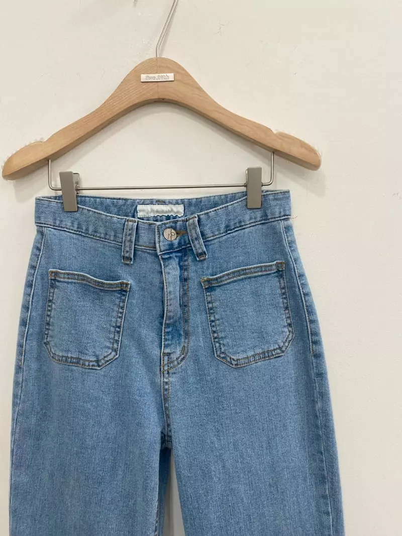 Ave29 - Korean Women Fashion - #romanticstyle - Pocket Jeans - 6
