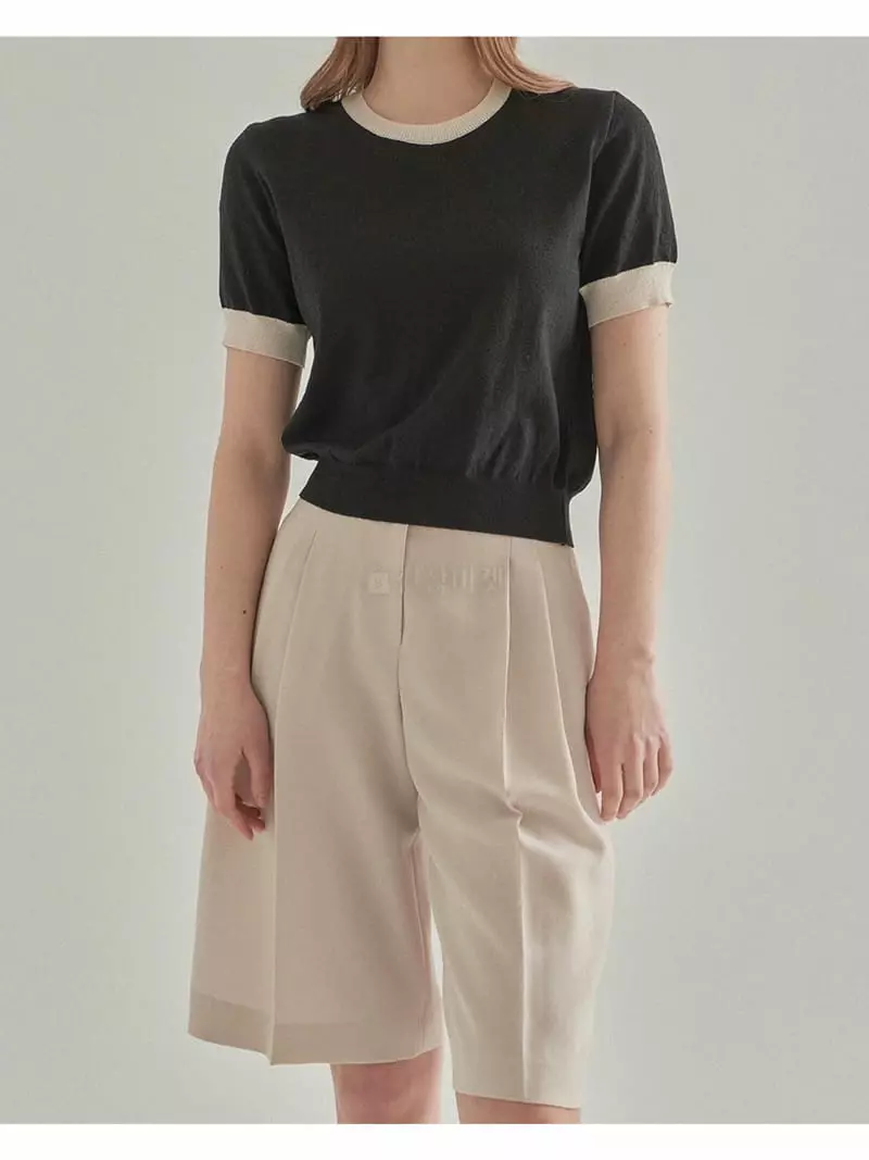 Ave29 - Korean Women Fashion - #shopsmall - Round Color Knit