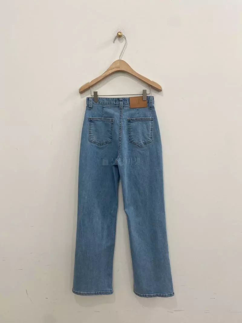 Ave29 - Korean Women Fashion - #shopsmall - Pocket Jeans - 7