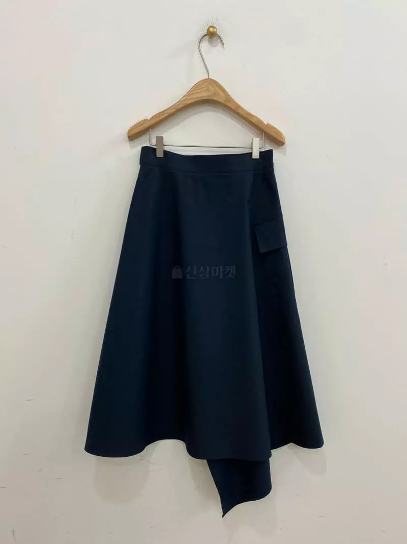 Ave29 - Korean Women Fashion - #shopsmall - Unbal Wrap Skirt - 3