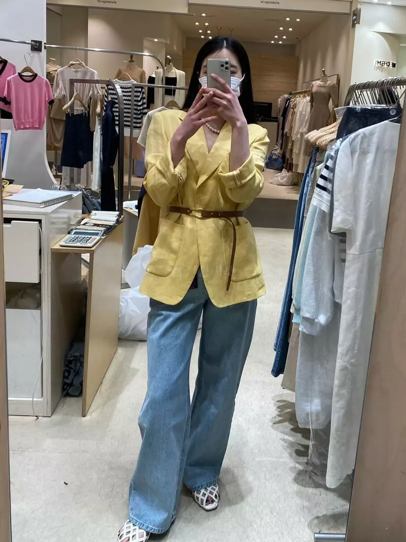 Ave29 - Korean Women Fashion - #thatsdarling - Belted Jacket - 3
