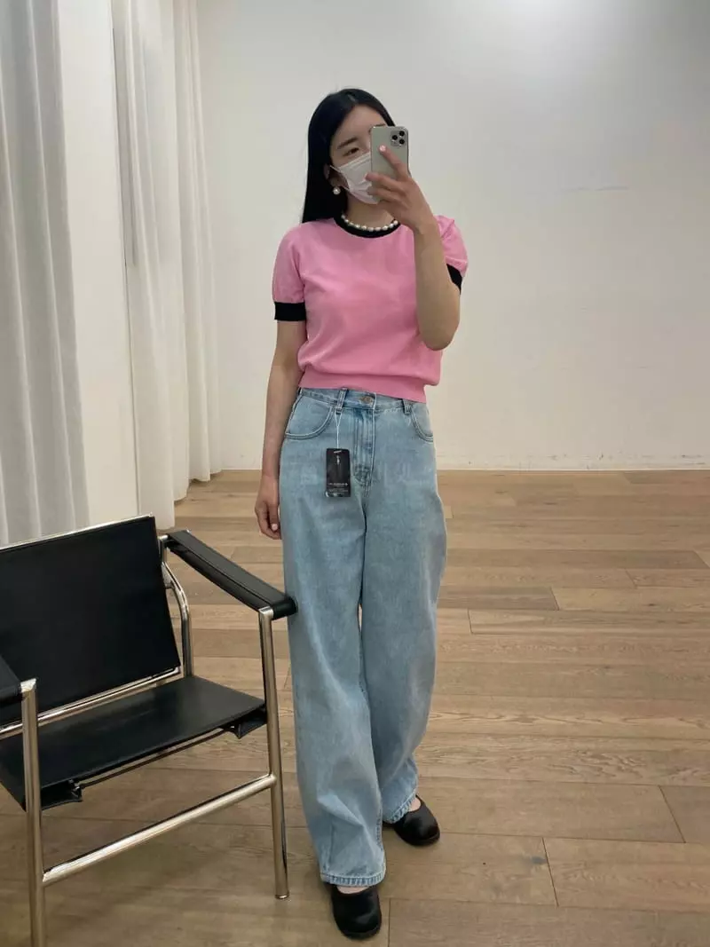 Ave29 - Korean Women Fashion - #thelittlethings - Round Color Knit - 3