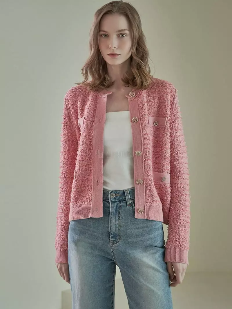 Ave29 - Korean Women Fashion - #thelittlethings - Twid Cardigan - 2