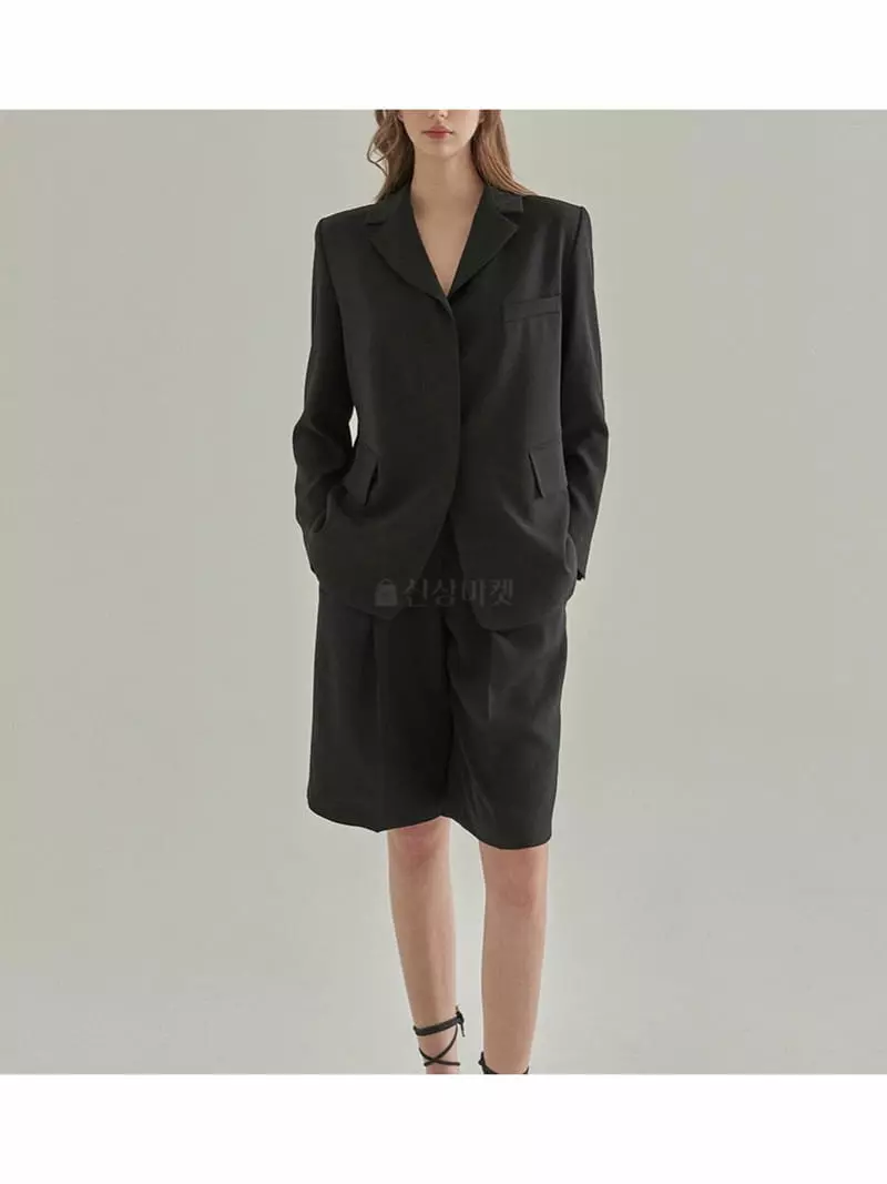 Ave29 - Korean Women Fashion - #vintageinspired - Hidden Button Jacket