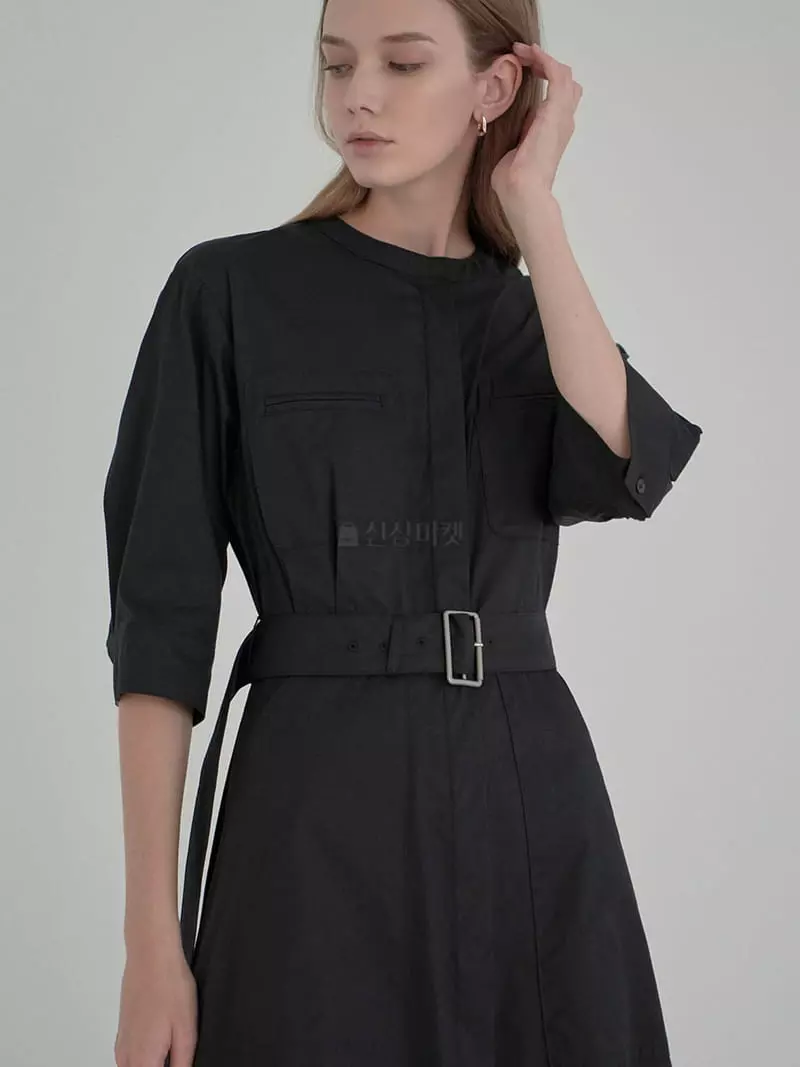 Ave29 - Korean Women Fashion - #womensfashion - Plare Shirt One-piece - 2
