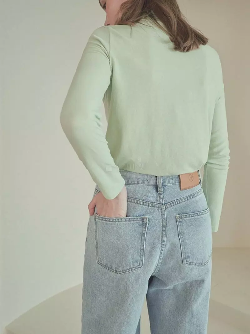 Ave29 - Korean Women Fashion - #womensfashion - Clover Half Tee - 3