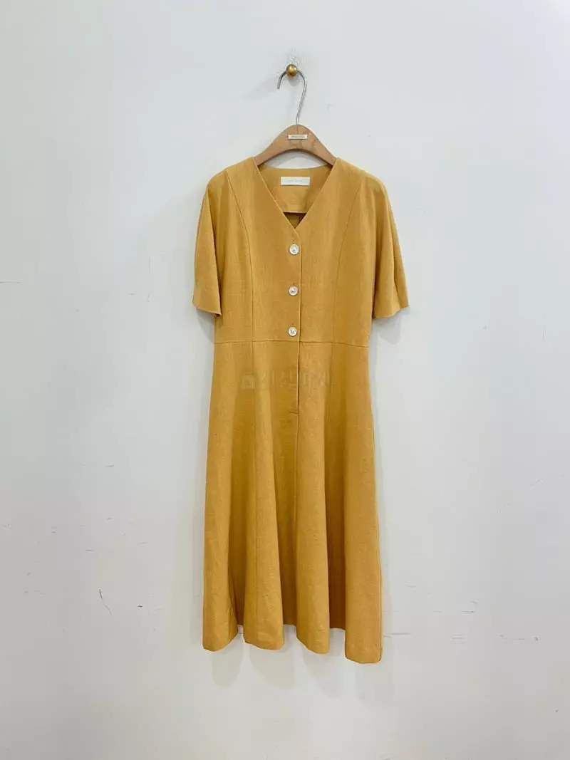 Ave29 - Korean Women Fashion - #womensfashion - V Neck One-piece - 2