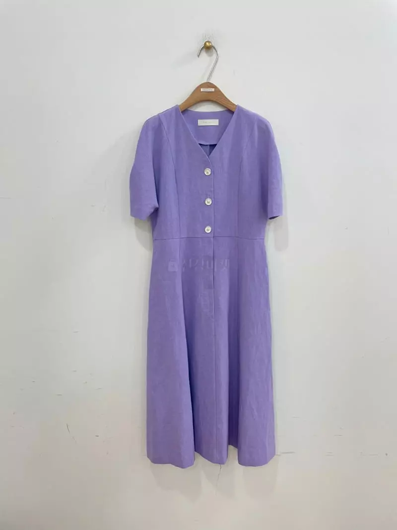 Ave29 - Korean Women Fashion - #momslook - V Neck One-piece - 4