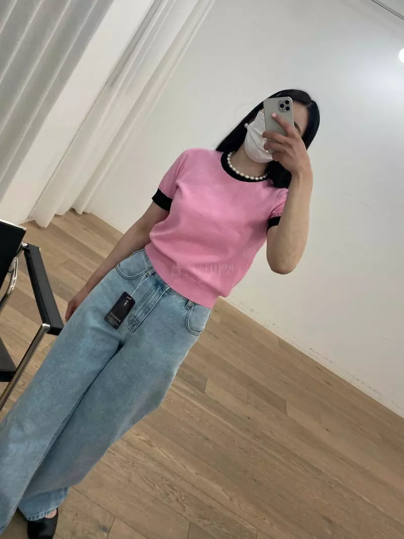Ave29 - Korean Women Fashion - #womensfashion - Round Color Knit - 7