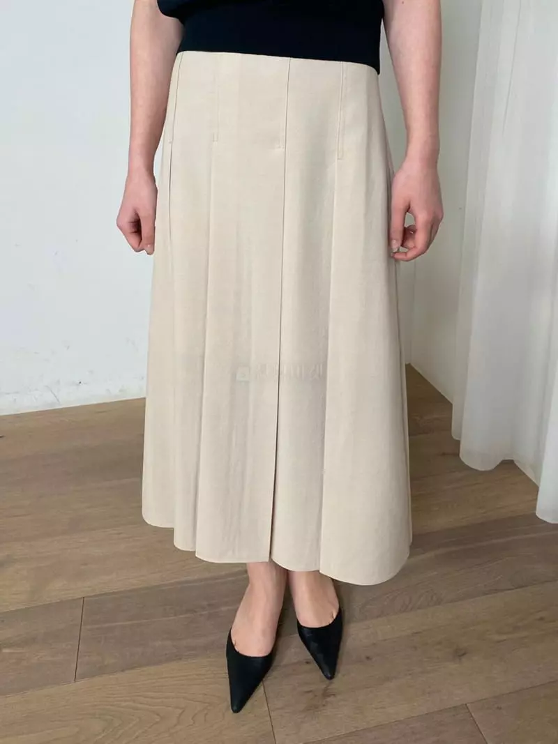 Ave29 - Korean Women Fashion - #womensfashion - Banding pleats Skirt - 2