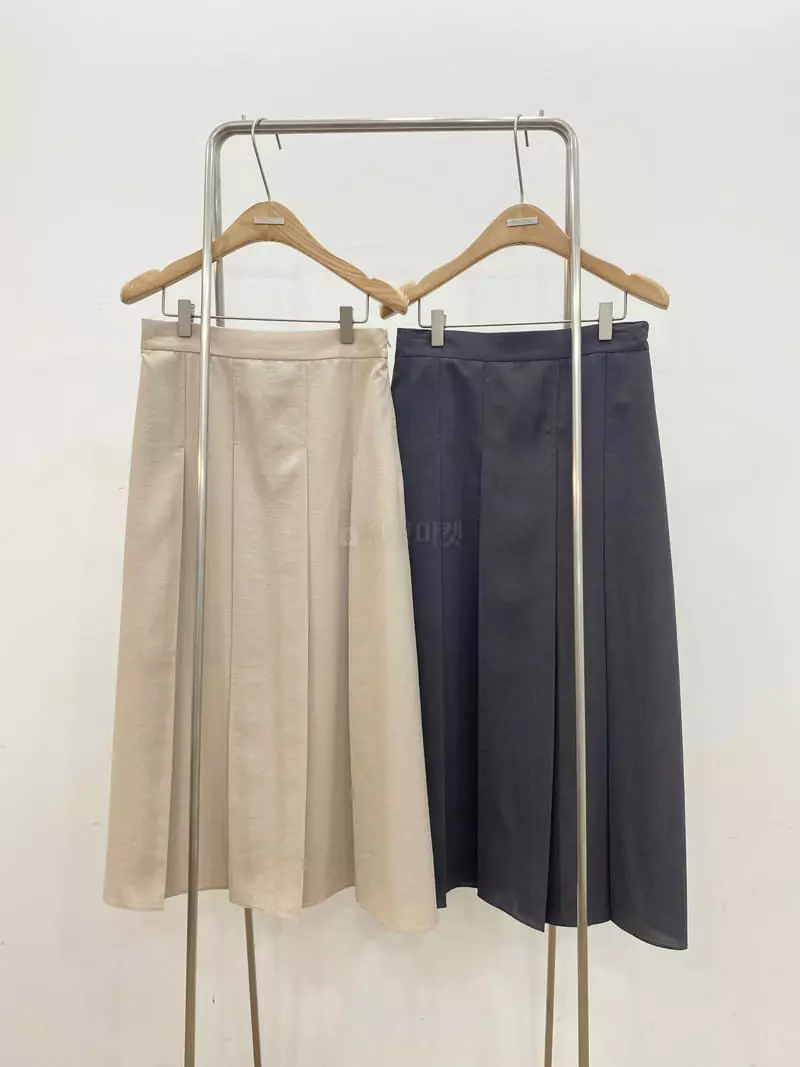 Ave29 - Korean Women Fashion - #womensfashion - Banding pleats Skirt - 8