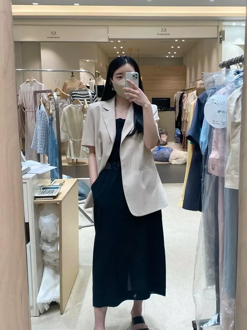 Ave29 - Korean Women Fashion - #womensfashion - Belted Half Jacket