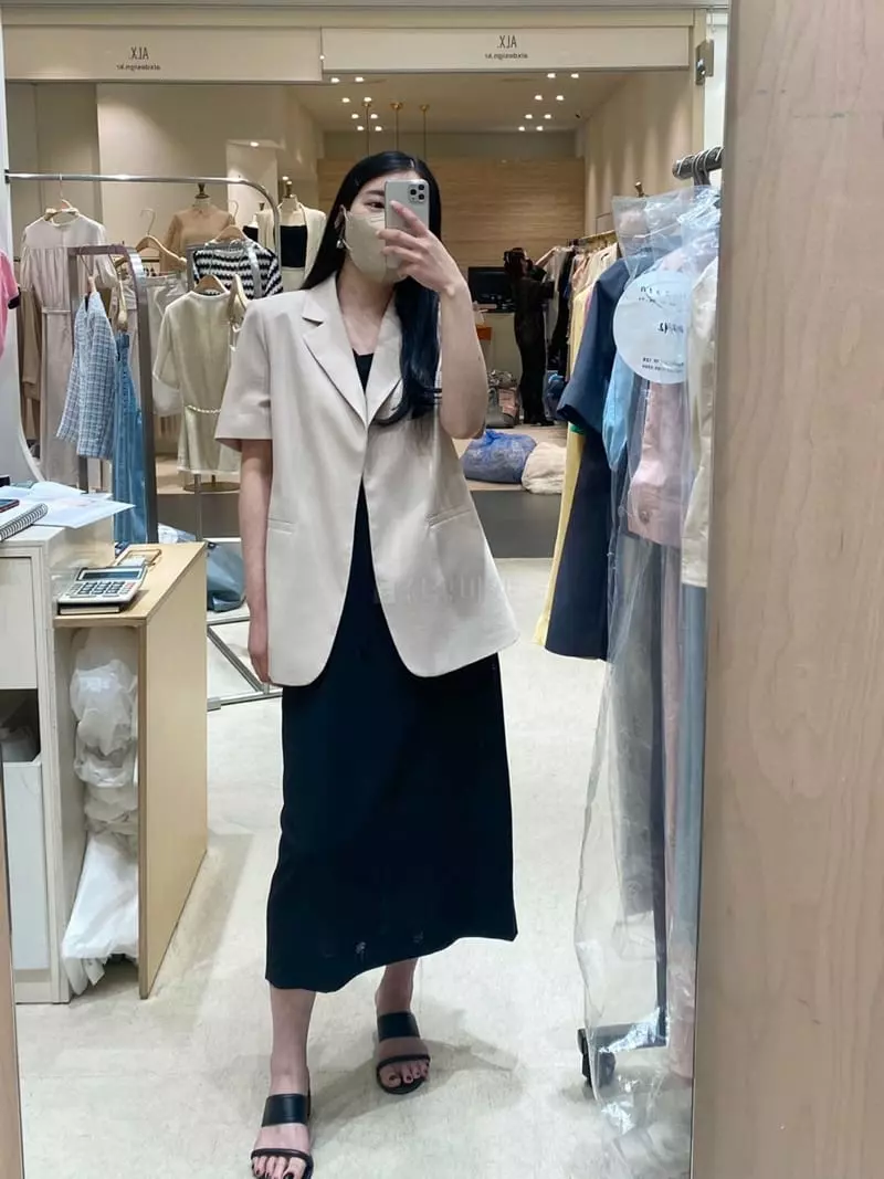 Ave29 - Korean Women Fashion - #womensfashion - Belted Half Jacket - 7