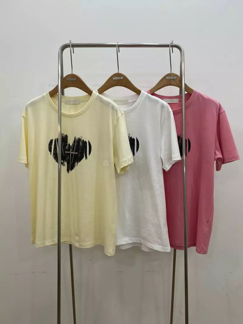 Ave29 - Korean Women Fashion - #womensfashion - Heart Saint Tee - 3
