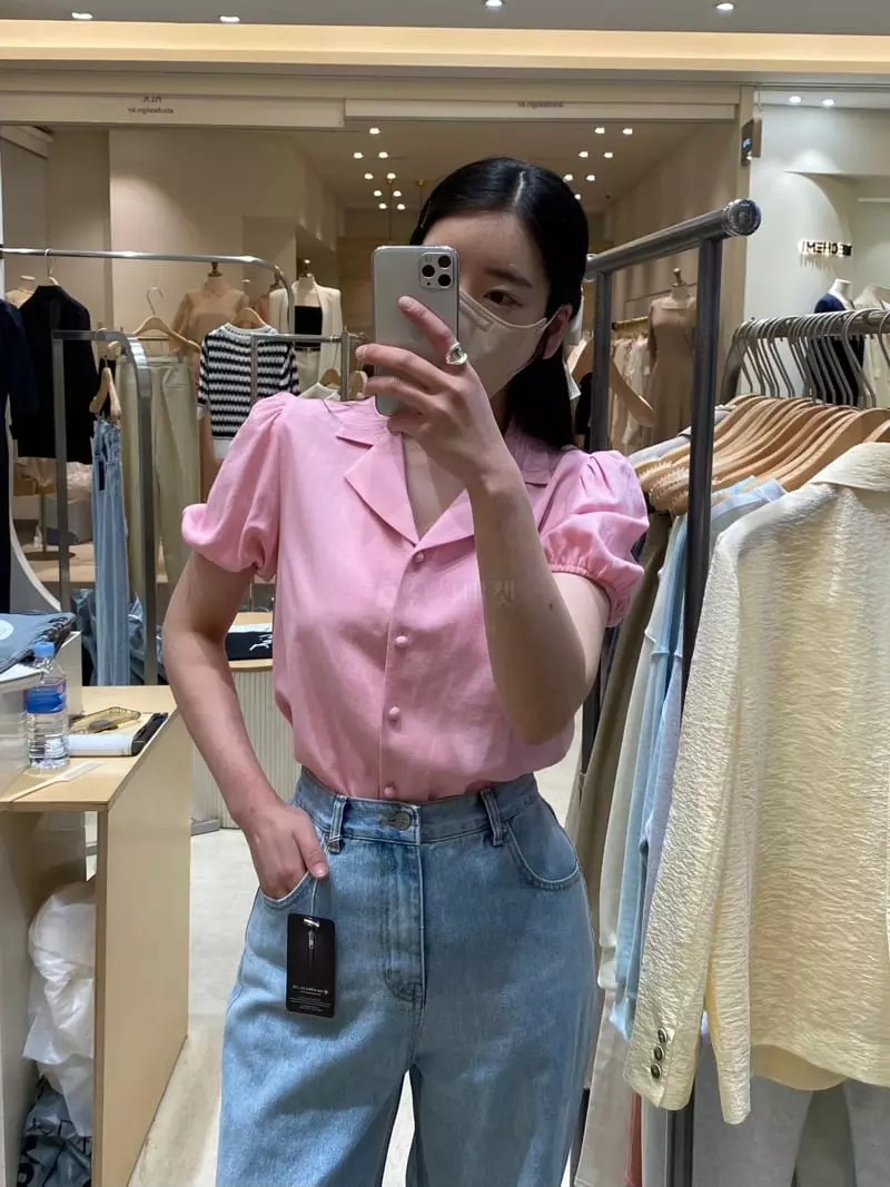 Ave29 - Korean Women Fashion - #womensfashion - Puff Blouse - 2
