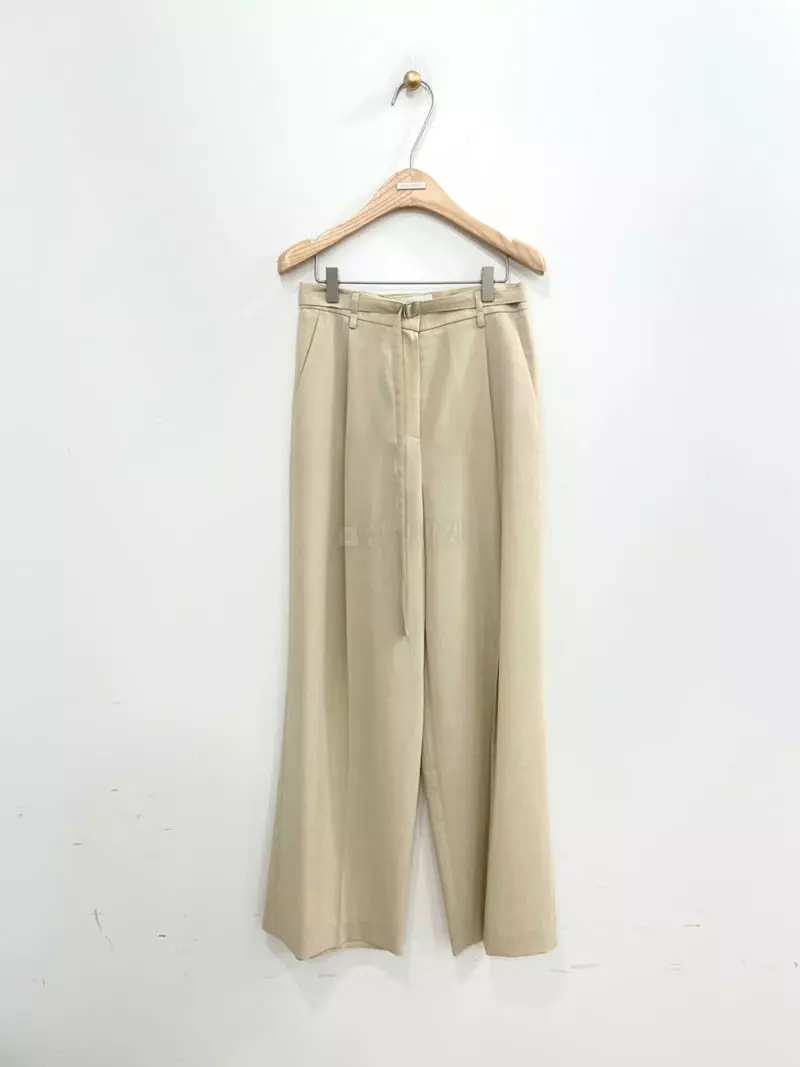 Ave29 - Korean Women Fashion - #womensfashion - One Wrinkle Wide Pants - 7
