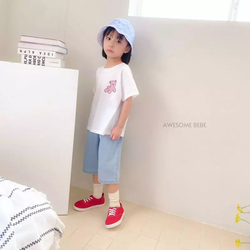 Awesome Bebe - Korean Children Fashion - #prettylittlegirls - Capri Jeans - 7