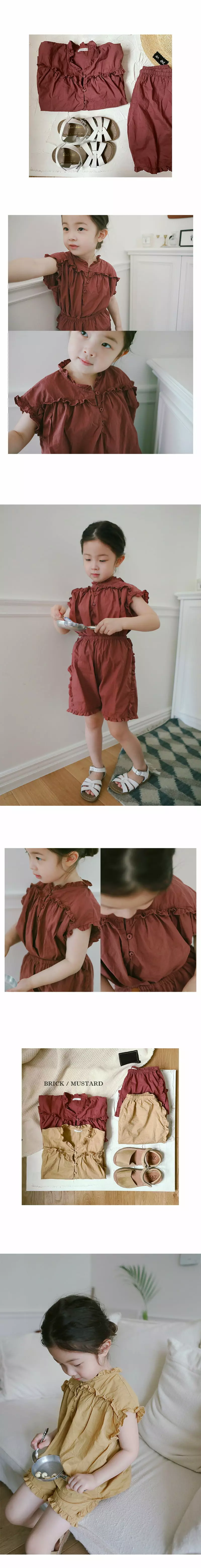 BIEN A BIEN - Korean Children Fashion Brand - #kidsshorts - Seydou Blouse - 2