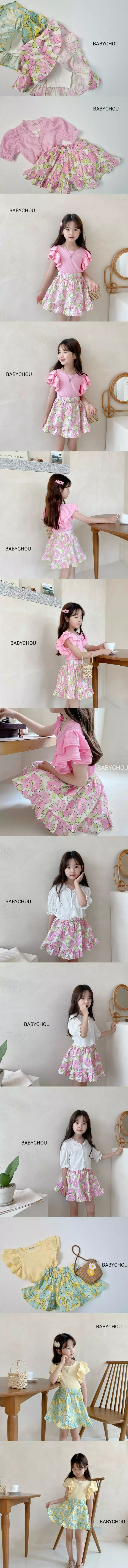 Babychou - Korean Children Fashion - #magicofchildhood - Drawing Skirt - 2