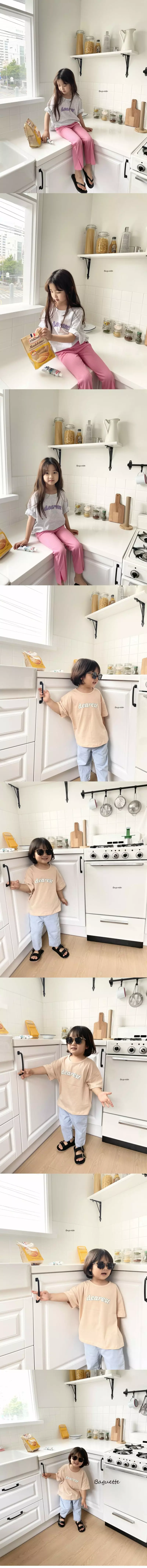Baguette - Korean Children Fashion - #Kfashion4kids - Dear List Tee - 2