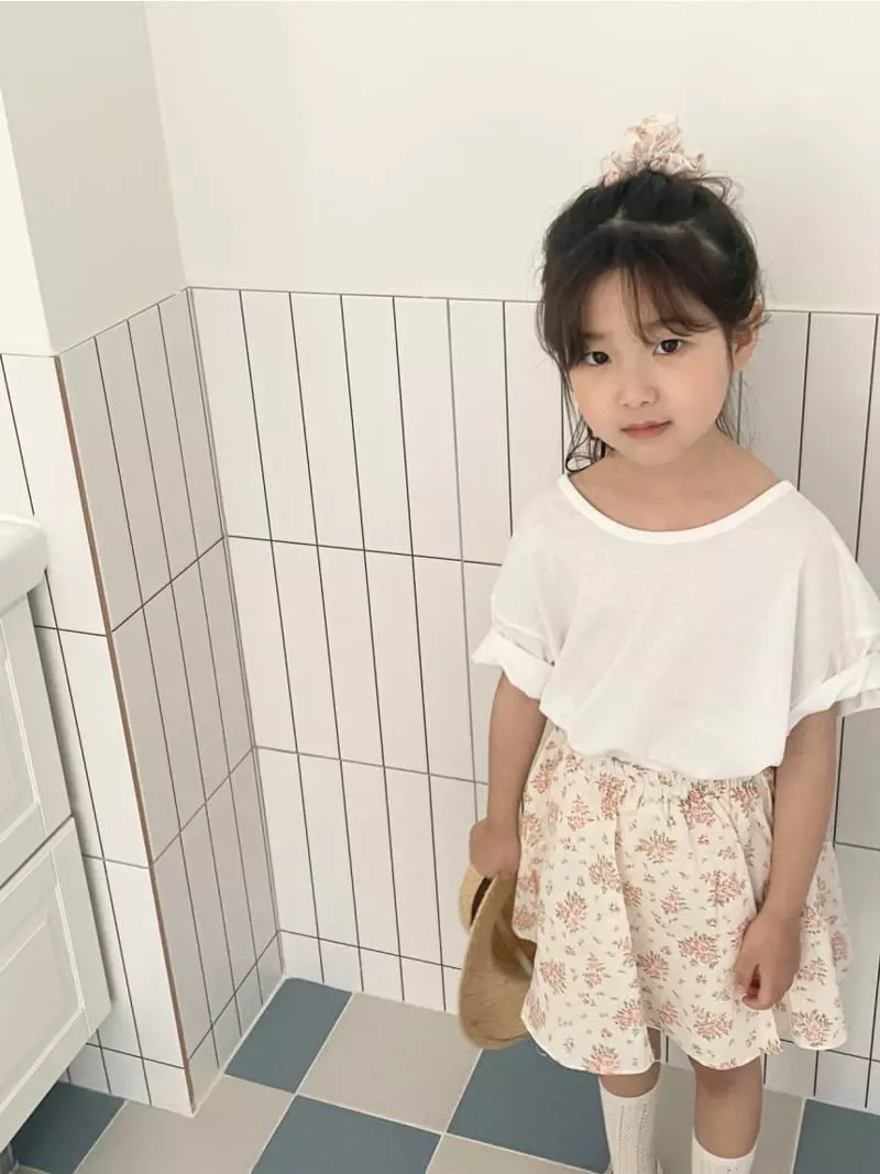 Baguette - Korean Children Fashion - #childofig - Sharlang Flower Skirt