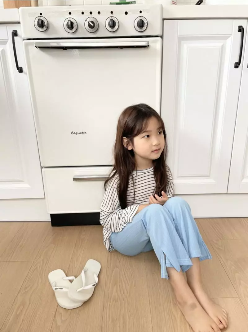 Baguette - Korean Children Fashion - #childrensboutique - Sharlang Linen Tee