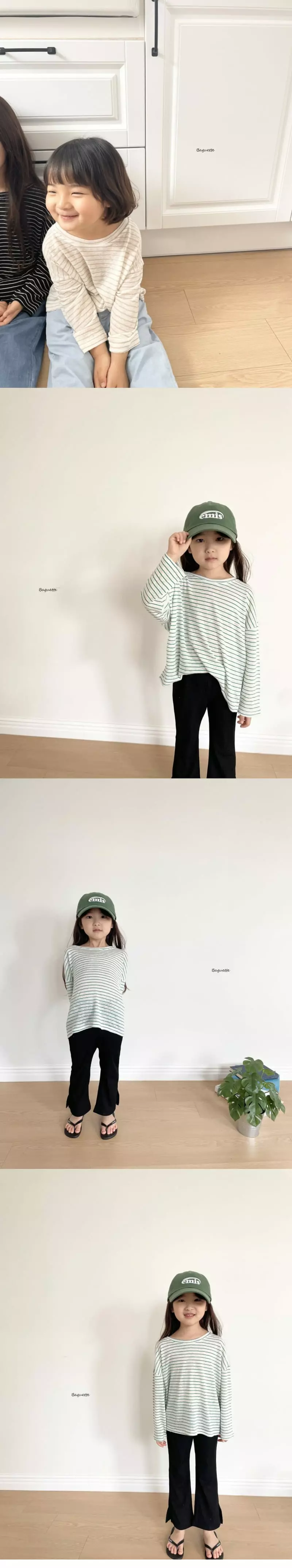 Baguette - Korean Children Fashion - #discoveringself - Sharlang Linen Tee - 4